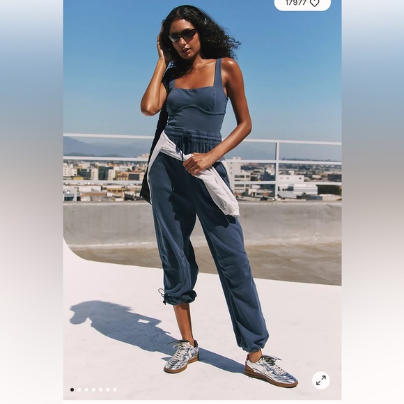 Free People Pants - Free people inbound onesie Jumpsuit size xs in midnight navy